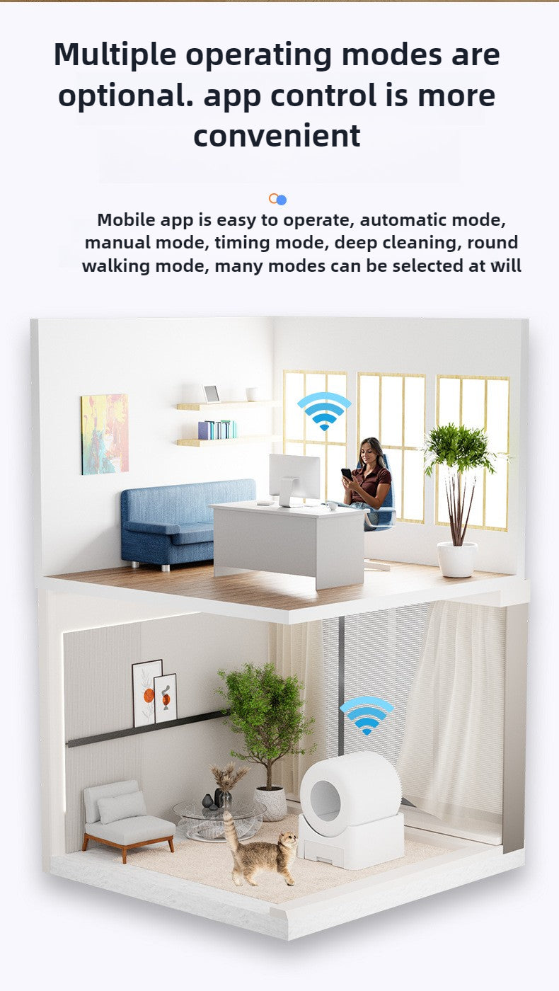 CleanPaw™ Pro – The Intelligent Self-Cleaning Litter System