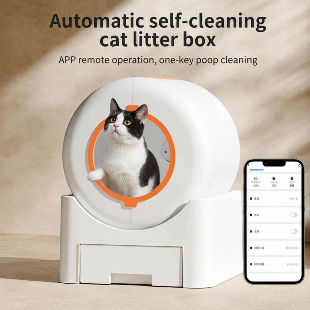 CleanPaw™ Pro – The Intelligent Self-Cleaning Litter System